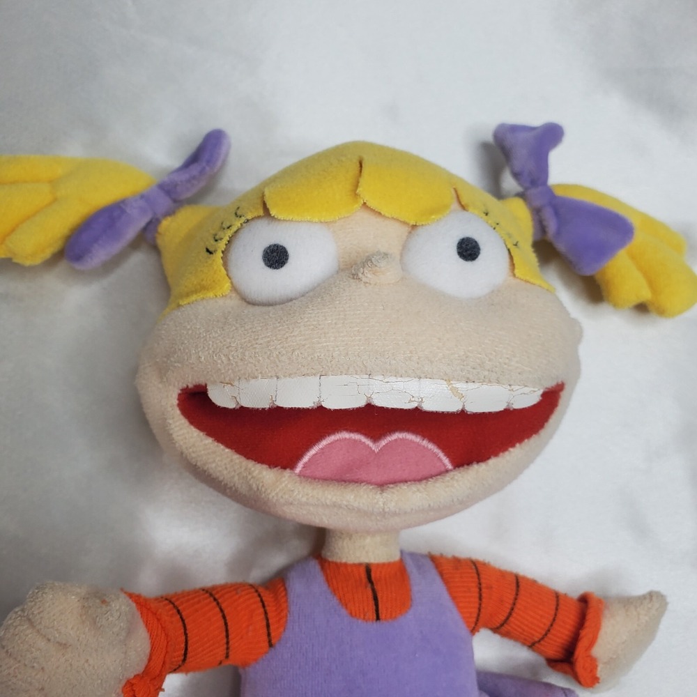 Angelica Rugrats Classic Plush Doll HTF With open Mouth And Teeth 12" - Picture 2 of 6